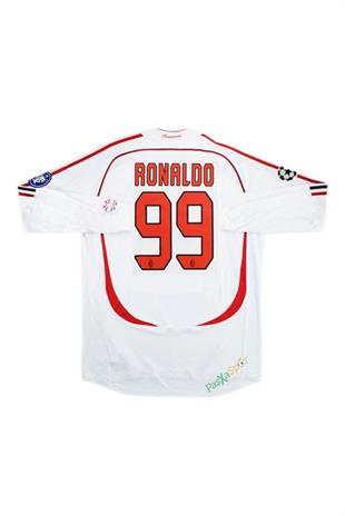 Ac Milan 2007 Şampiyonlar Ligi Finali Ronaldo Beyaz Uzun Kol Maç Forması