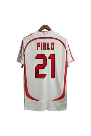 Ac Milan 2007 Şampiyonlar Ligi Finali Pırlo Kısa Kol Maç Forması