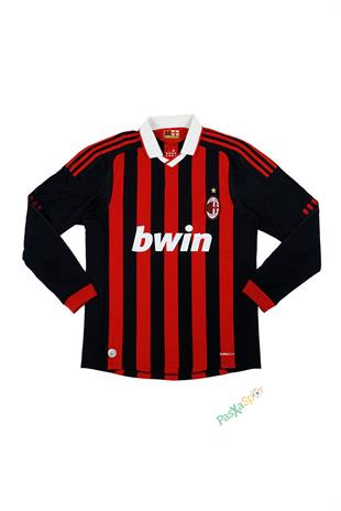 Ac Milan 2009 İç Saha Şampiyonlar Ligi Ronaldinho Uzun Kol Maç Forması 
