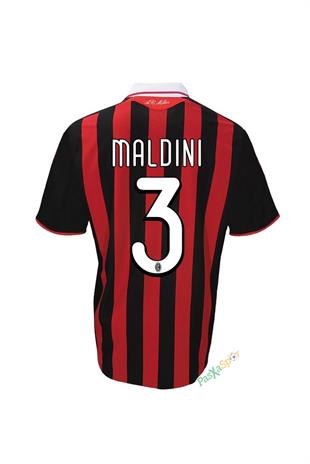 Ac Milan 2009 İç Saha Şampiyonlar Ligi Maldini Kısa Kol Maç Forması