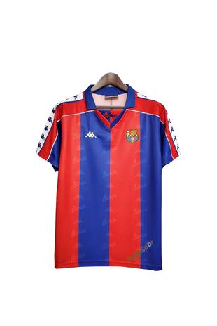 Barcelona 1995 İç Saha Kısa Kolu Retro Maç Forması