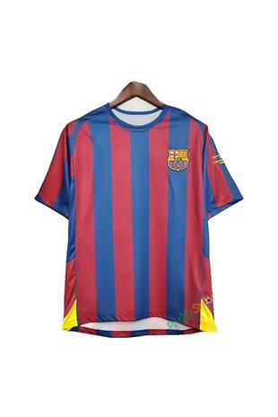 Barcelona 2006 Sezonu Şampiyonlar Ligi Finali Messi Retro Maç Forması