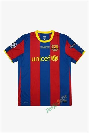 Barcelona 2010-2011 Sezonu Şampiyonlar Ligi Finali Retro Maç Forması