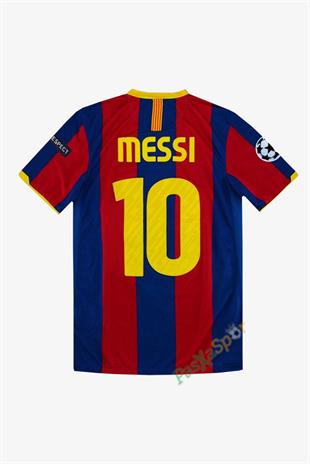 Barcelona 2010-2011 Sezonu Şampiyonlar Ligi Finali Messi Retro Maç Forması