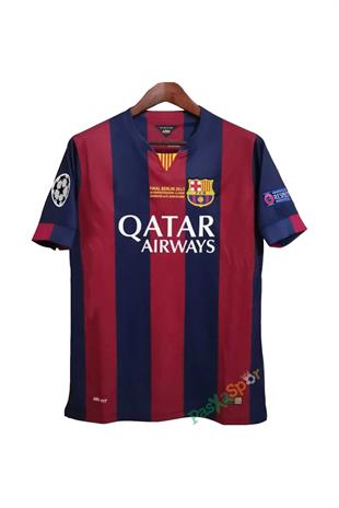Barcelona 2014-2015 Sezonu Şampiyonlar Ligi Finali Messi Retro Maç Forması