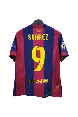 Barcelona 2014-2015 Sezonu Şampiyonlar Ligi Finali Suarez Retro Maç Forması