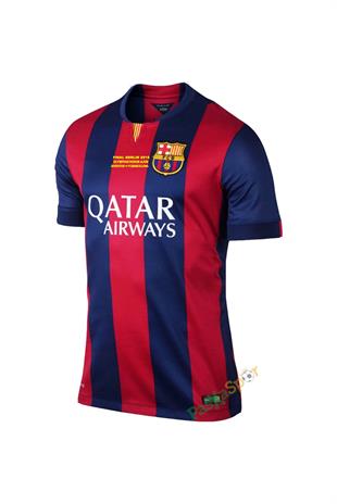 Barcelona 2014-2015 Sezonu Şampiyonlar Ligi Finali Messi Retro Maç Forması