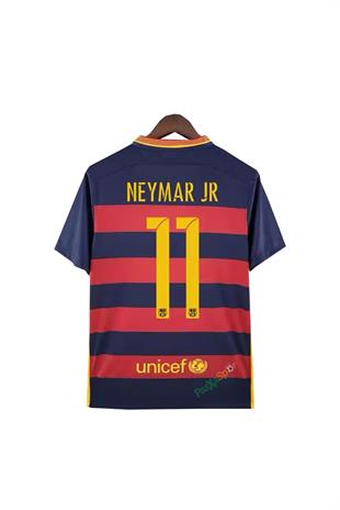 Barcelona 2015-2016 Sezonu İç Saha Neymar Jr Retro Maç Forması