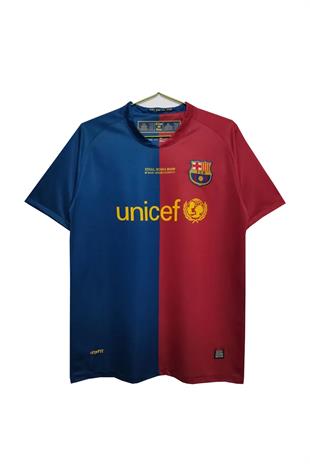 FC Barcelona 2009 Şampiyonlar Ligi Finali  Messi Kısa Kolu Retro Maç Forması