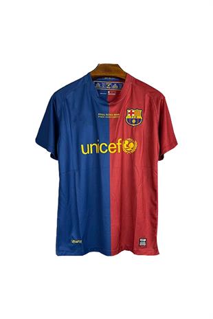FC Barcelona 2009 Şampiyonlar Ligi Finali  Messi Kısa Kolu Retro Maç Forması