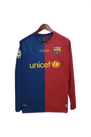 FC Barcelona 2009 Şampiyonlar Ligi Finali  Messi Uzun Kolu Retro Maç Forması