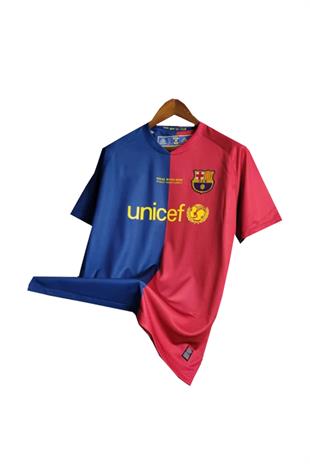 FC Barcelona 2009 Şampiyonlar Ligi Finali  Messi Kısa Kolu Retro Maç Forması