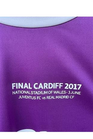 Final Cardıff 2017 Real Madrid Kısa Kolu Ronaldo Final Forması