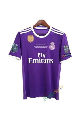 Final Cardıff 2017 Real Madrid Kısa Kolu Ronaldo Final Forması