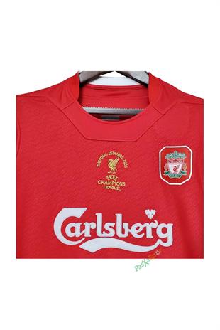 Liverpool 2005 Şampiyonlar Ligi Final İstanbul Steven Gerrard Retro Maç Forması