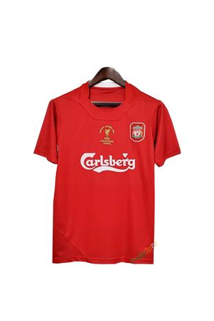 Liverpool 2005 Şampiyonlar Ligi Final İstanbul Steven Gerrard Retro Maç Forması