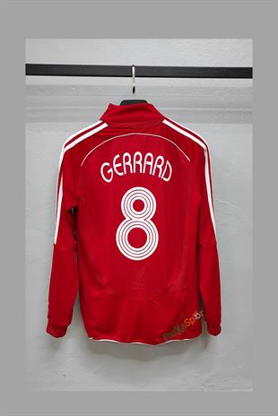 Liverpool 2007 Sezonu Şampiyonlar Ligi Finali Uzun Kollu Gerrard Retro Profesyonel Maç Forması
