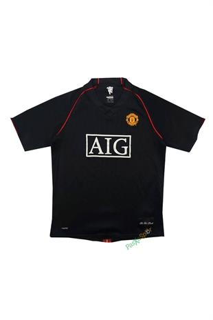 Manchester United 07/08 Sezonu Şampiyonlar Ligi Ronaldo Kısa Kolu Siyah Forması