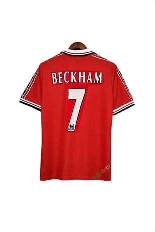 Manchester United 98/99 İç Saha Beckham Retro Kısa Kol Forma