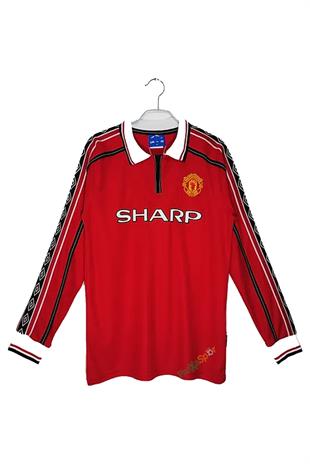 Manchester United 98/99 İç Saha Beckham Retro Uzun Kol Forma