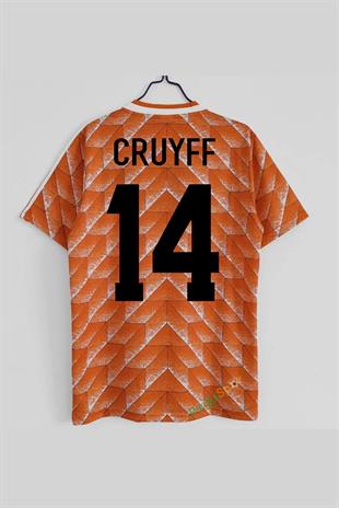 Nostalji Euro 1988 Hollanda Cruyff Final Retro  Forması 