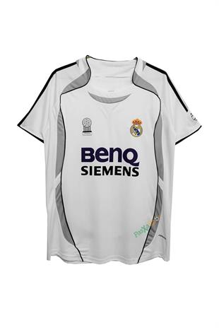 Real Madrid 2006-2007 İç Saha Beckham Kısa Kolu Retro Forması