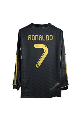 Real Madrid 2011-2012 Deplasman Ronaldo Uzun Kolu Retro Forması