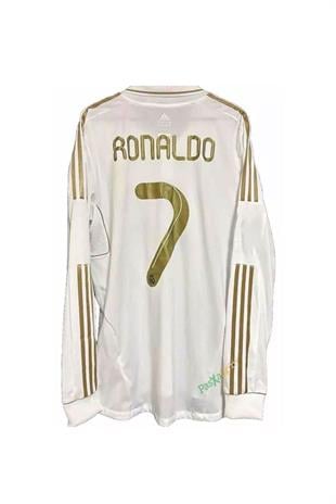 Real Madrid 2011-2012 İç Saha Ronaldo Uzun Kolu Retro Forması