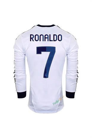 Real Madrid 2012-2013 İç Saha Ronaldo Uzun Kolu Retro Forması