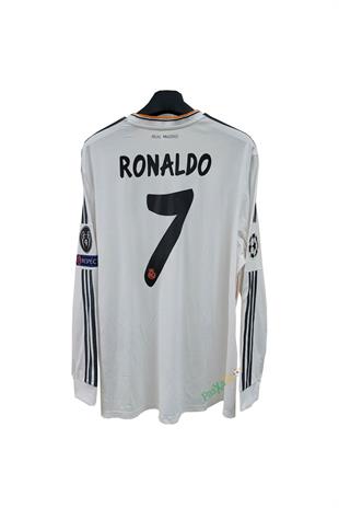 Real Madrid 2014 Şampiyonlar Ligi Finali Ronaldo Uzun Kolu Retro Forması
