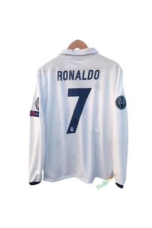 Real Madrid 2017 İç Saha Şampiyonlar Ligi Uzun Kol Ronaldo Forması