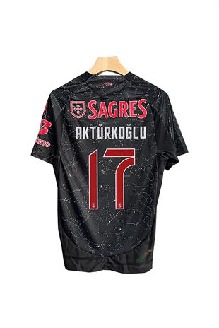 SL Benfica 2024-25 Deplasman Player Versiyon Aktürkoğlu Forması 