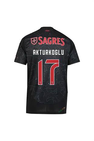 SL Benfica 2024-25 Deplasman Player Versiyon Aktürkoğlu Forması 