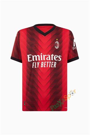 Yeni Sezon Ac Milan 2024 Şampiyonlar Ligi Rafa Leao İç Saha Maç Forması