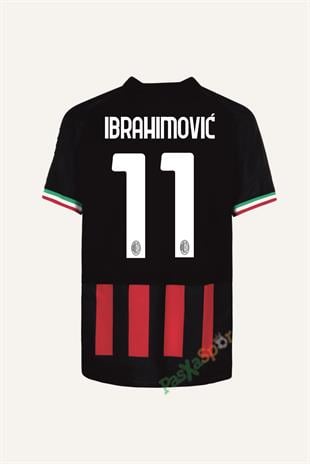Yeni Sezon Ac Milan İç Saha 2023 İbrahimovic Maç Forması
