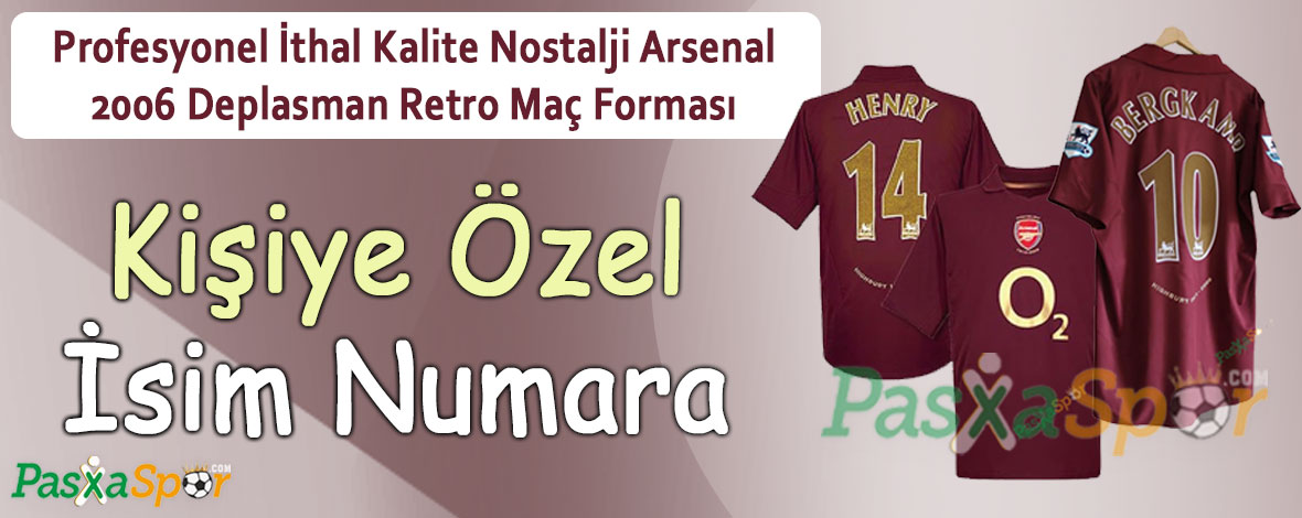 Nostalji Arsenal 2006 Deplasman Retro Forma