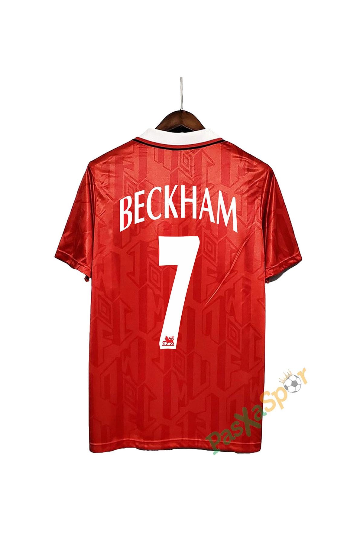 1992 Nostalji Manchester United Beckham Retro Maç Formas