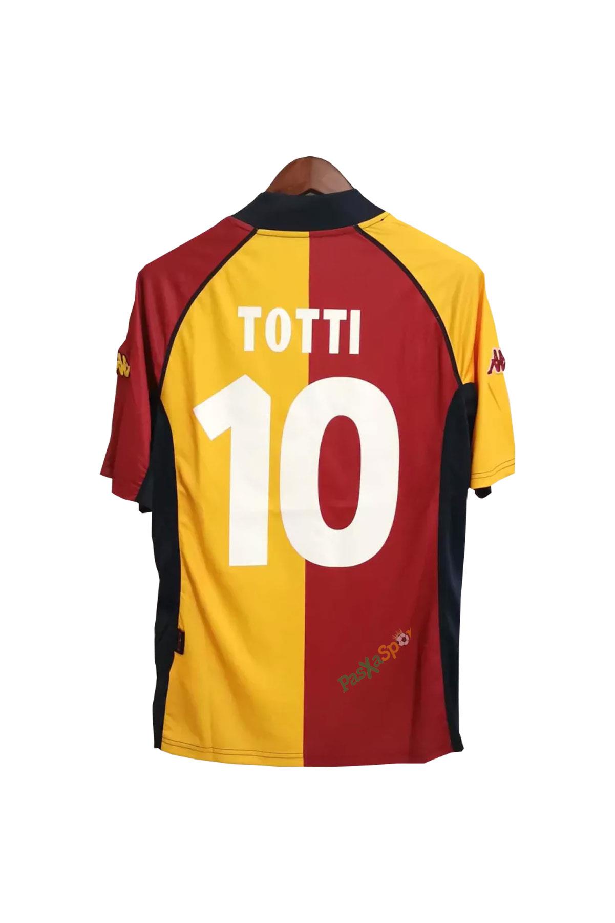 As Roma 2002 İç Saha Tottı Retro Maç Forması