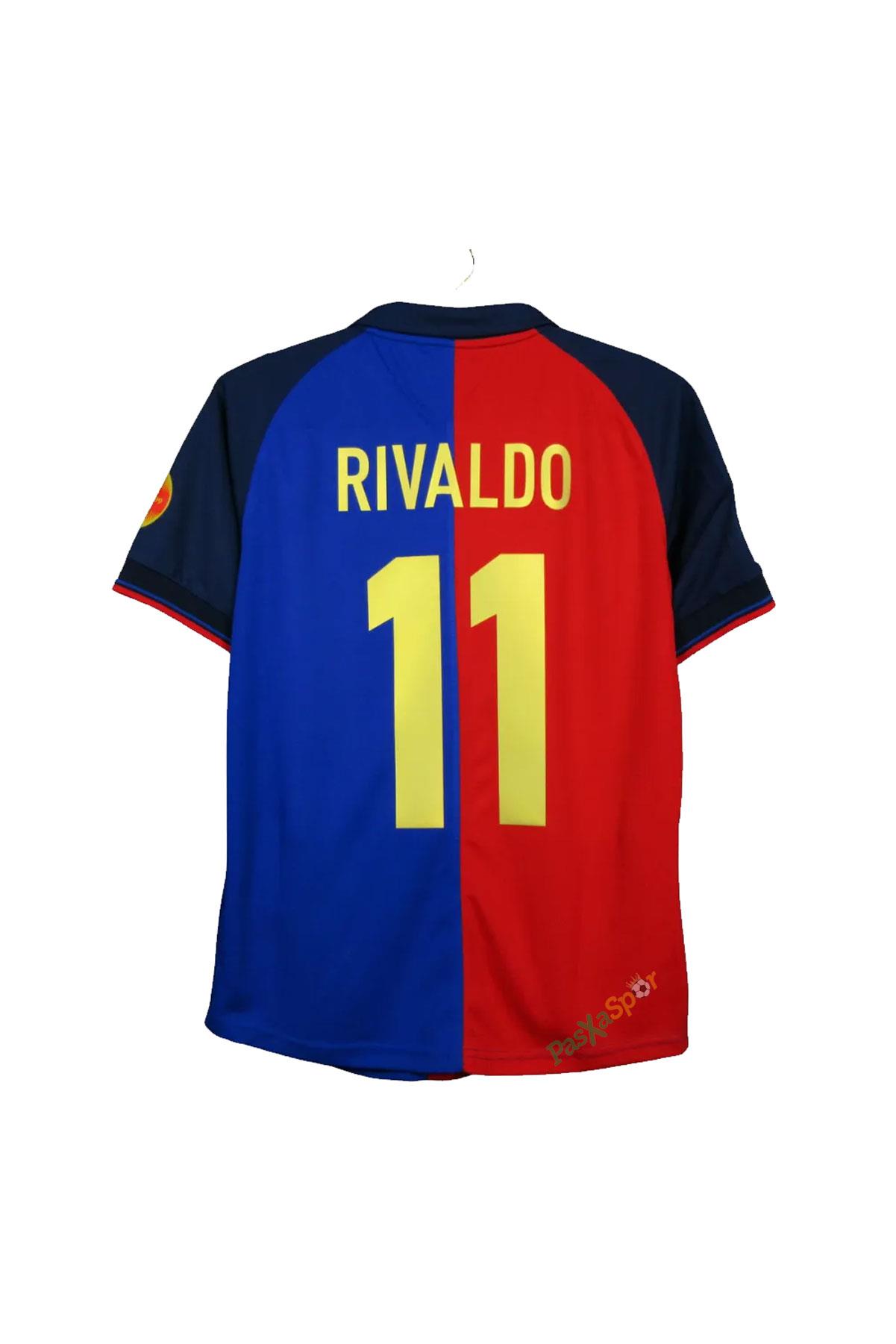 Barcelona 1999 Sezonu İç Saha Rivaldo Retro MaçForması