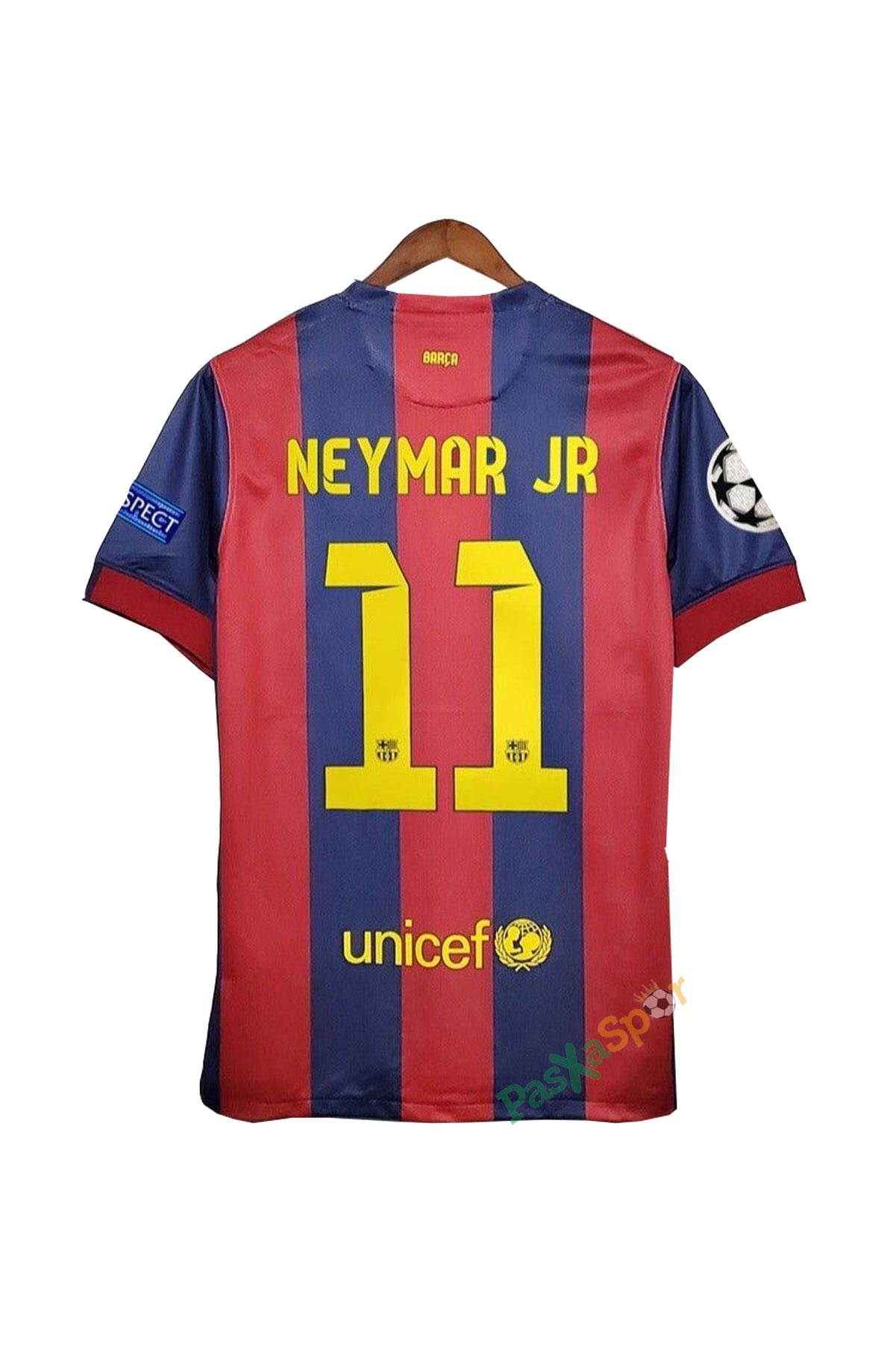 Barcelona 2014-2015 Sezonu Şampiyonlar Ligi Finali Neymar Jr Retro Maç Forması