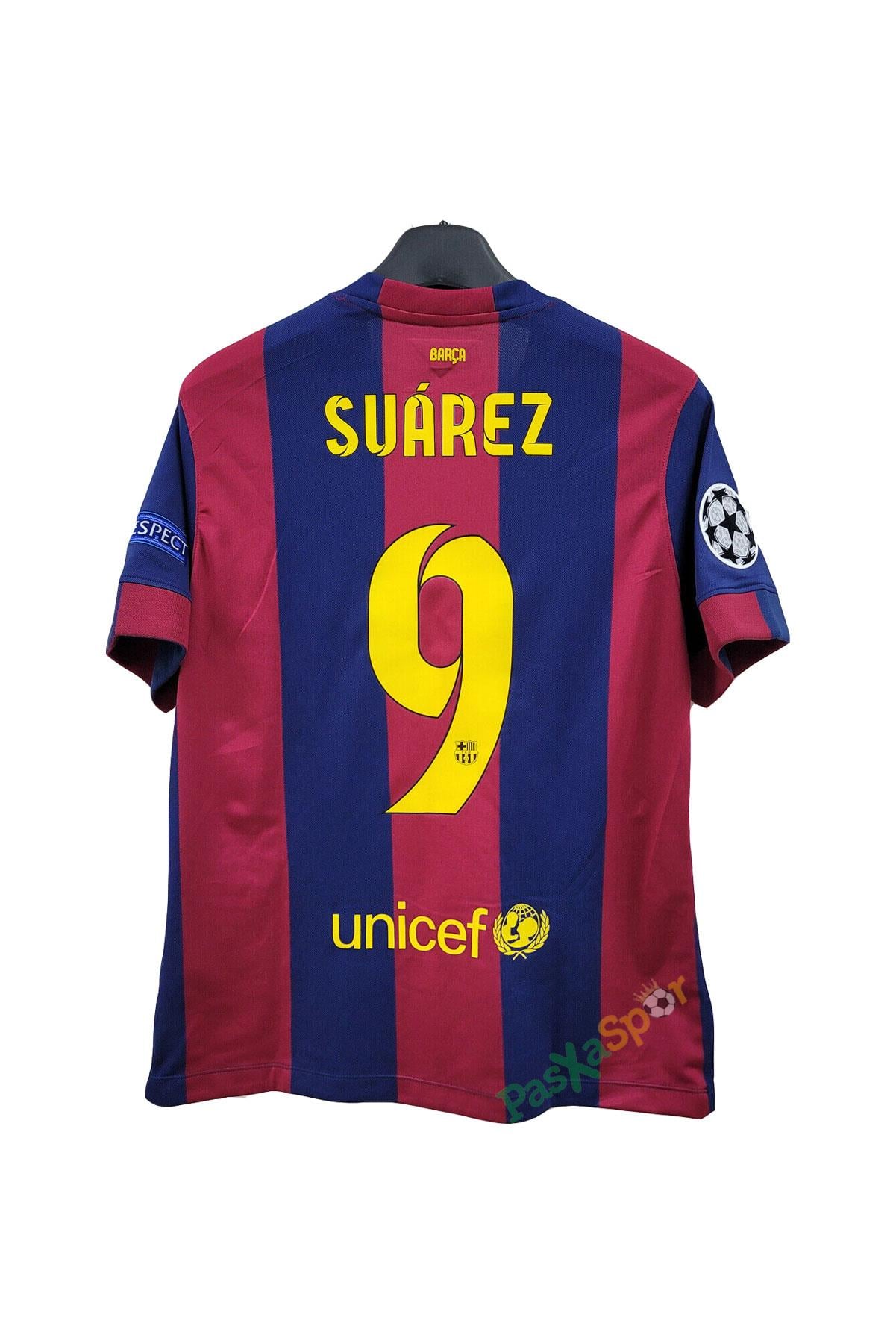 Barcelona 2014-2015 Sezonu Şampiyonlar Ligi Finali Suarez Retro Maç Forması