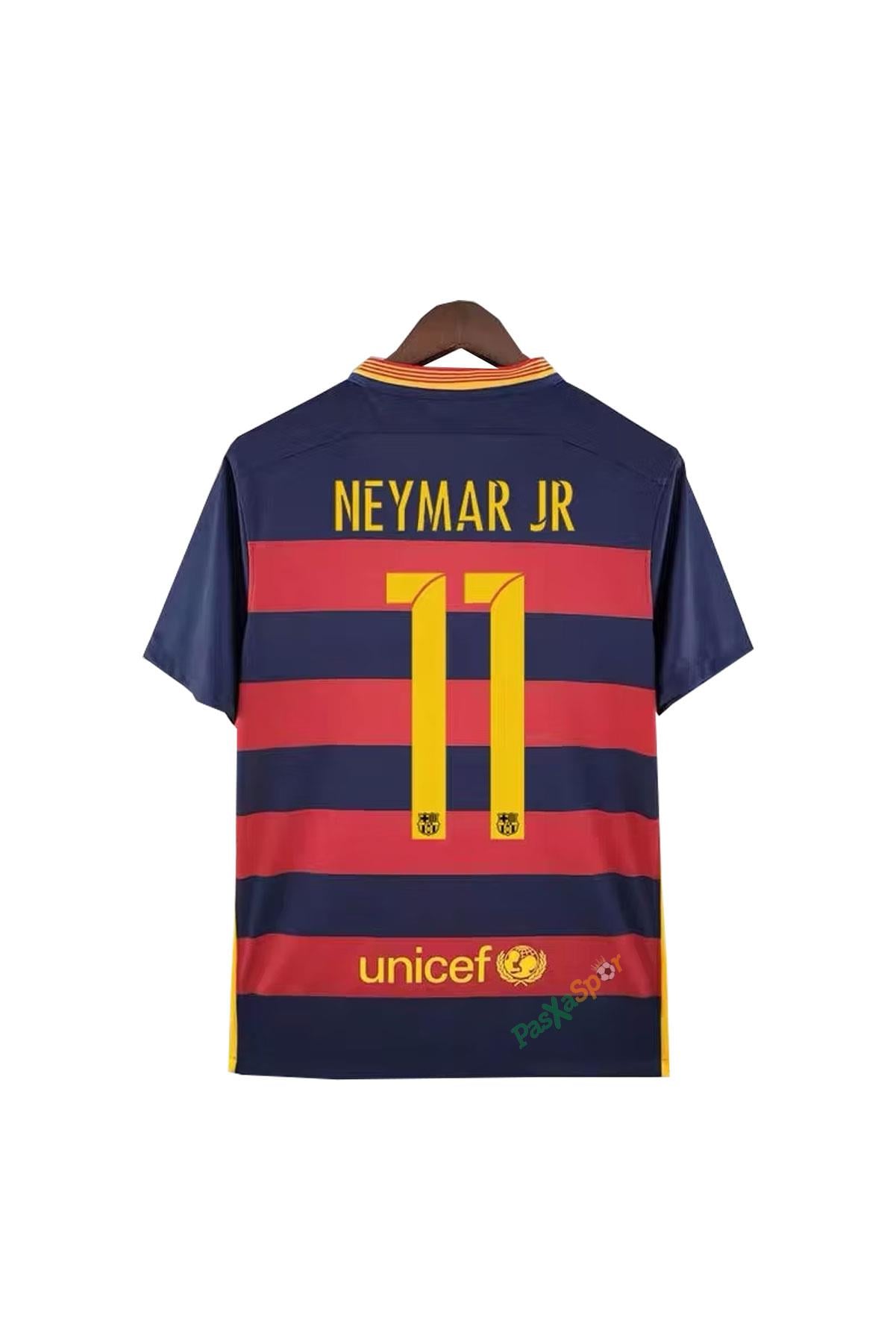 Barcelona 2015-2016 Sezonu İç Saha Neymar Jr Retro Maç Forması