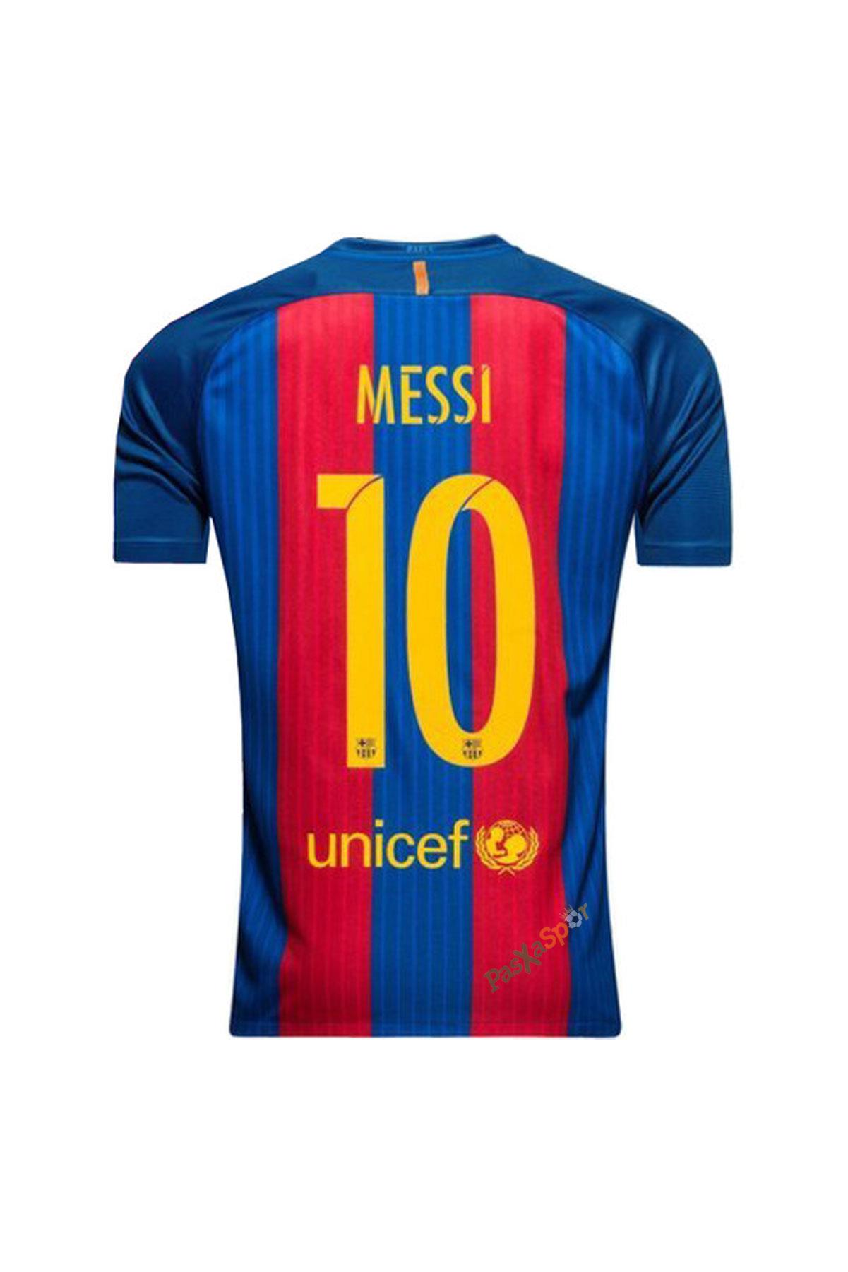 Barcelona 2016-2017 Sezonu İç Saha Messi Retro Maç Forması