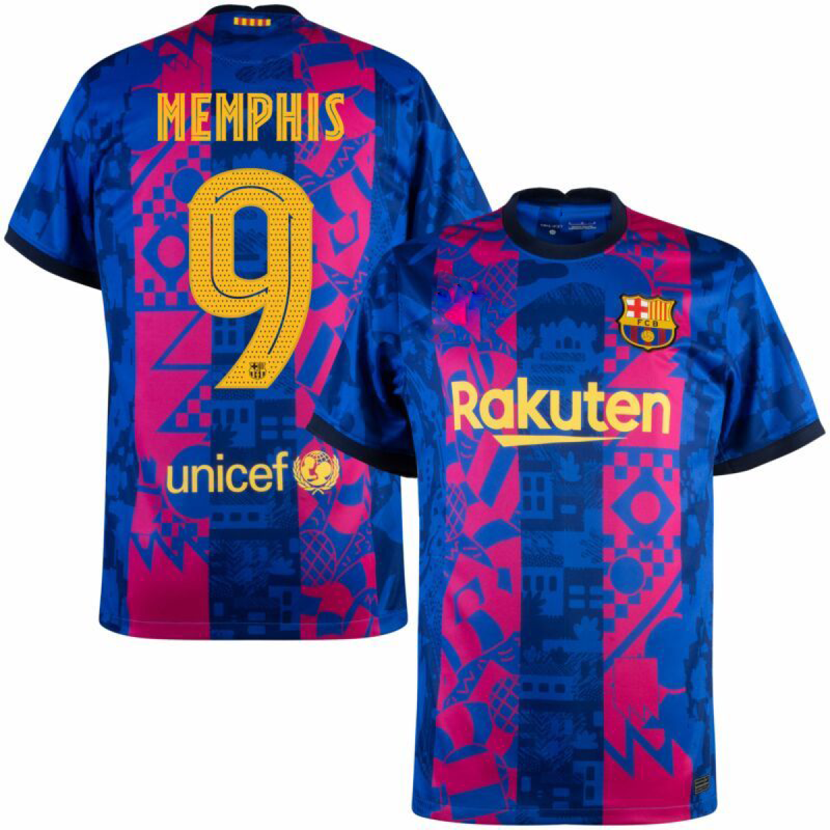 Barcelona 2021/22 Memphis Depay Alternatif Forması