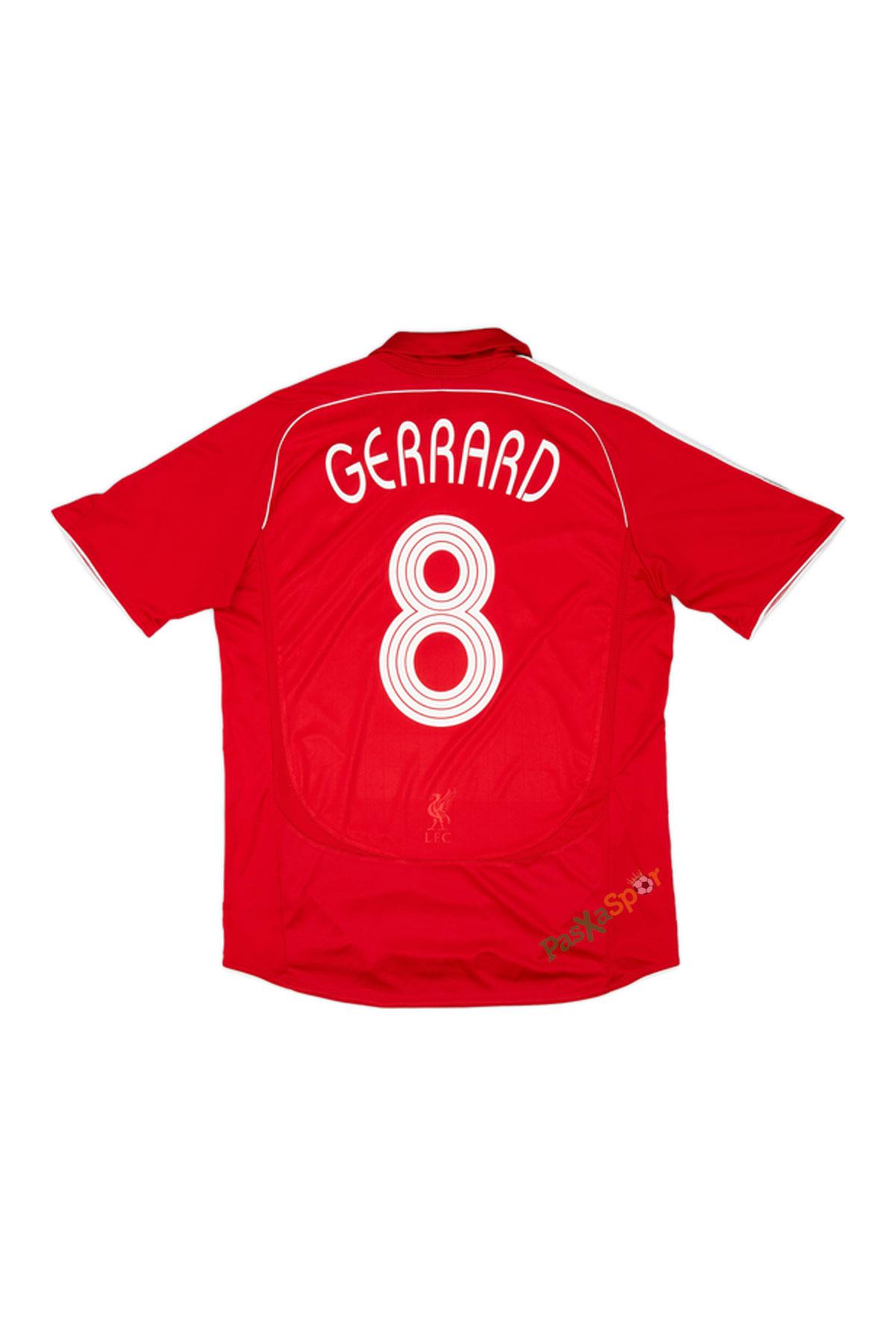 Liverpool 2007 Sezonu Şampiyonlar Ligi Finali Gerrard Retro Profesyonel Maç Forması