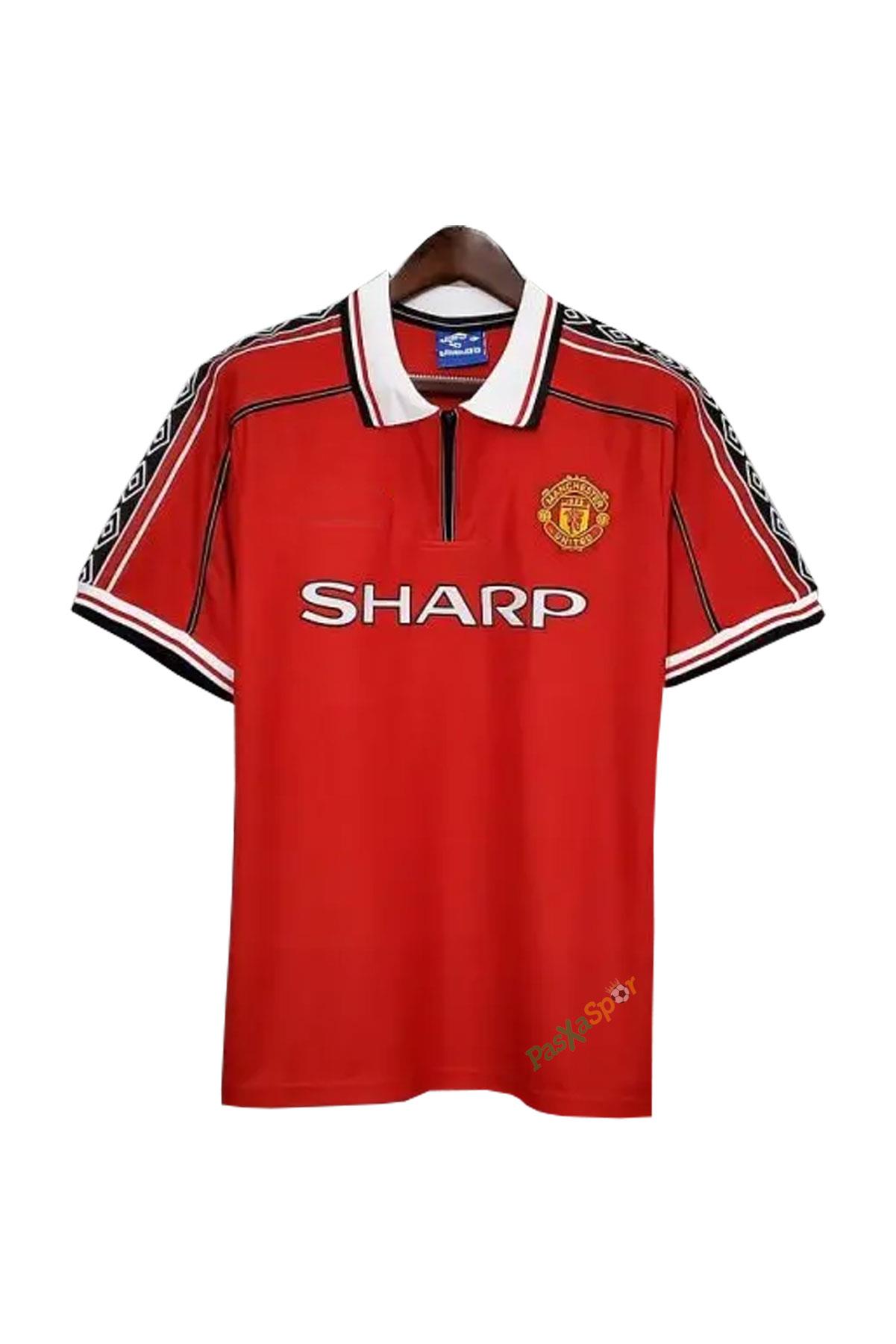 Manchester United 98/99 İç Saha Beckham Retro Kısa Kol Forma