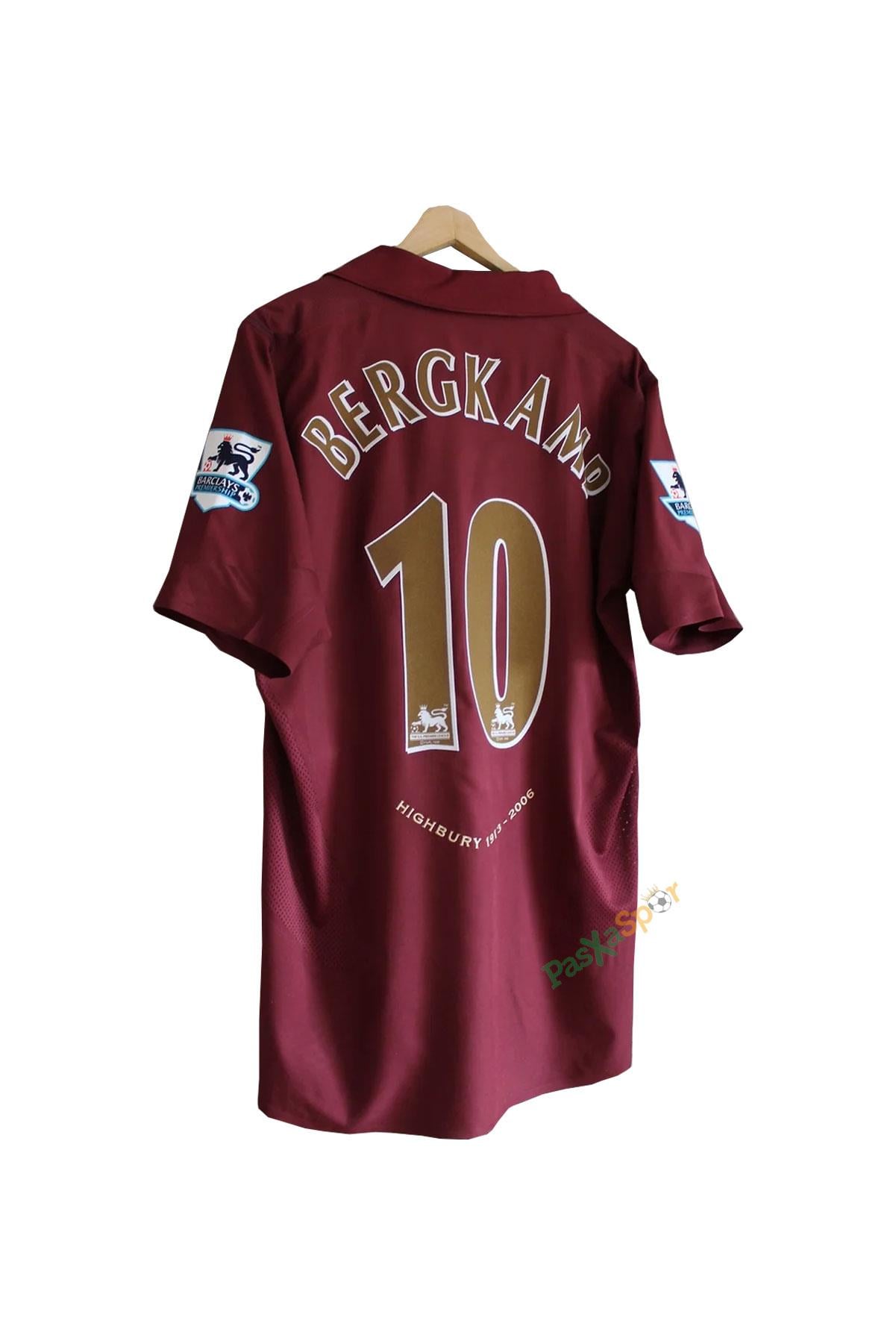 Nostalji Arsenal 2006 Bergkamp Deplasman  Retro Maç Forması