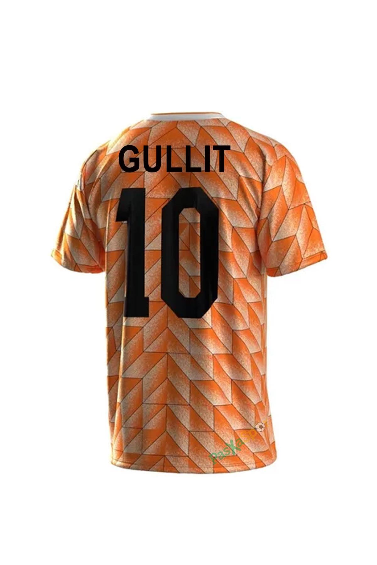 Nostalji Euro 1988 Hollanda Gullıt Final Retro  Forması 