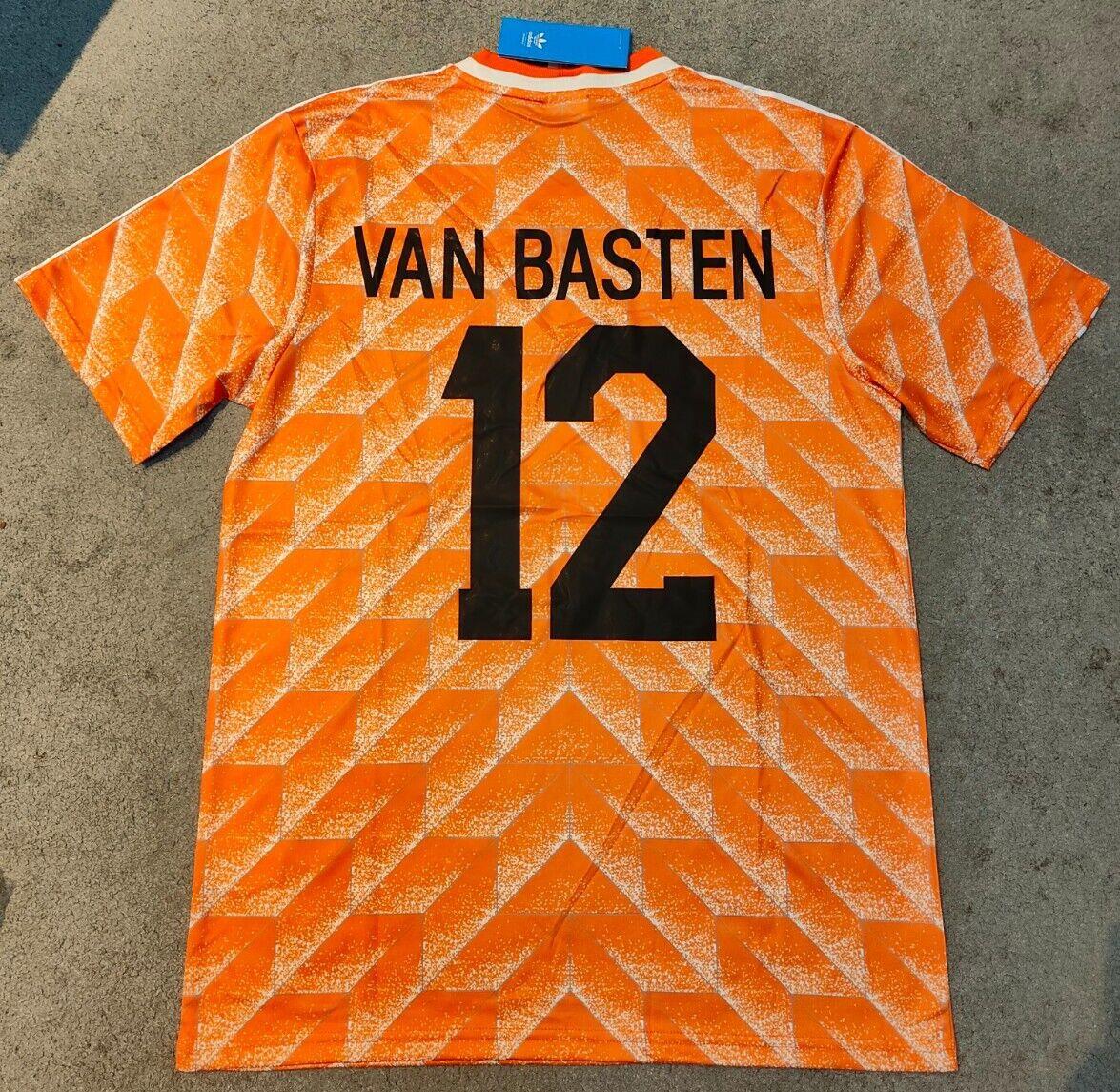 Nostalji Euro 1988 Hollanda Van Basten Final Retro  Forması 