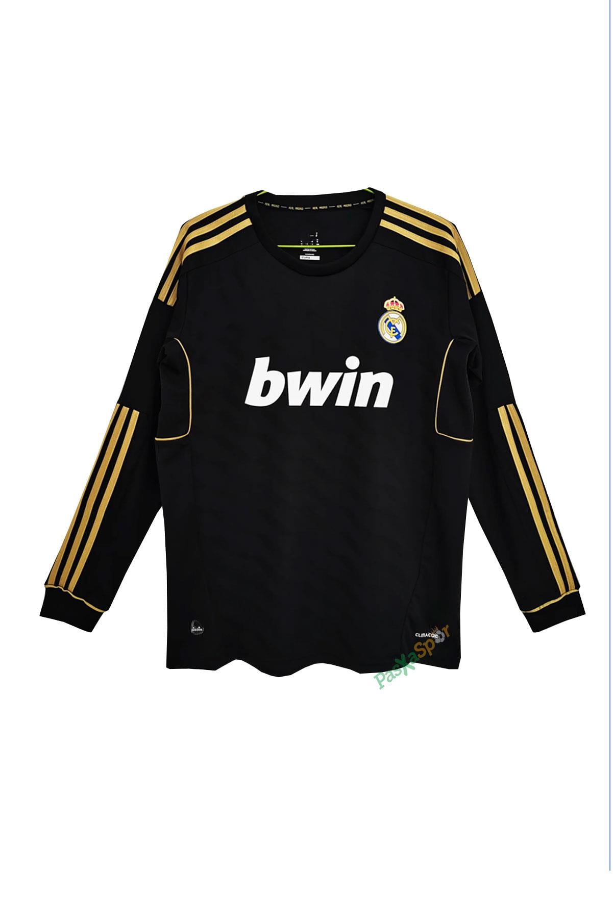 Real Madrid 2011-2012 Deplasman Ronaldo Uzun Kolu Retro Forması